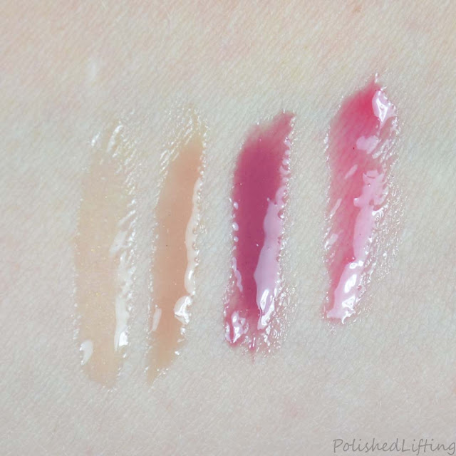 lip gloss swatches