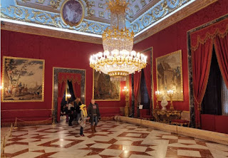 Interior del Palacio Real de Madrid.