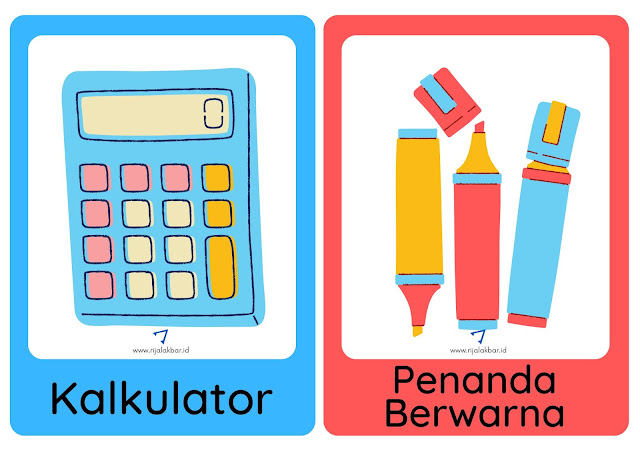 flash card/flash card kalkulator dan stabilo