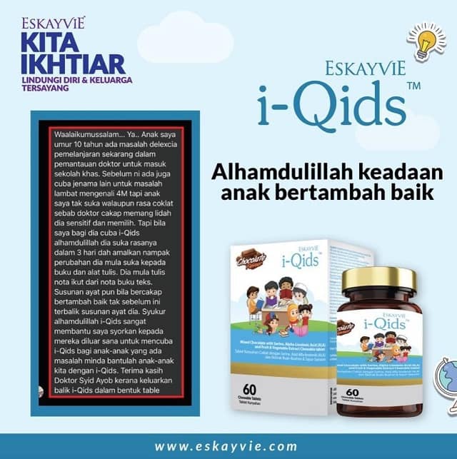 Eskayvie i-Qids membantu anak-anak dalam pelajaran