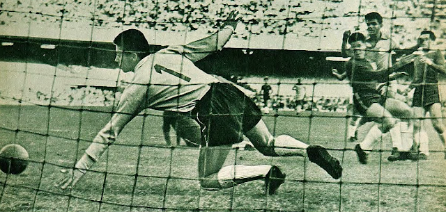 Brasil y Chile en partido amistoso, 29 de junio de 1960