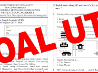 Download Soal-soal UTS Lengkap Semua Mata Pelajaran SD/MI Kelas IV Semester 1 Tahun Ajaran 2015-2016