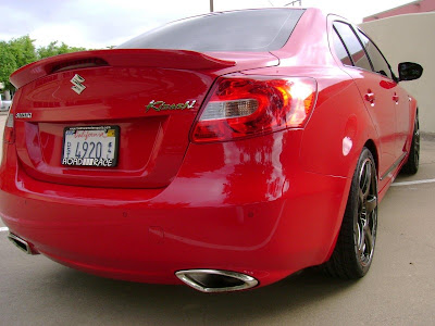 2010 Suzuki Kizashi Turbo Concept Rear Angle View