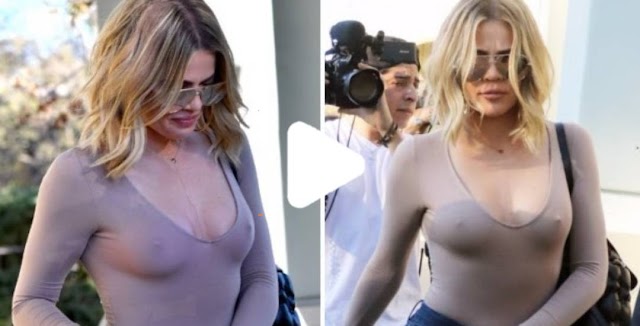 N*P-TASTIC Khloe Kardashian flashes her n*pples in bodysuit during family cinema trip for mum Kris Jenner’s birthday