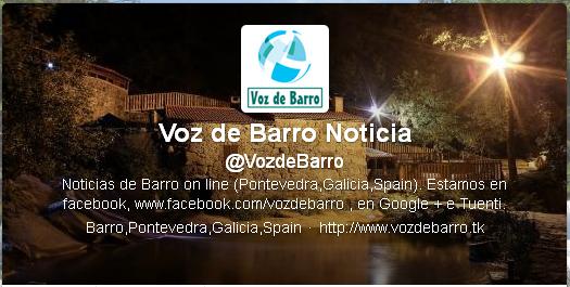 Twitter xa pía en galego. Sigue a @VozdeBarro!!!!