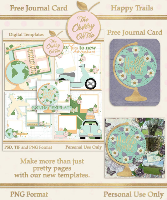  Free Journal Card, Happy Trails and Tree of Life