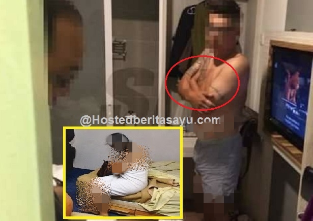 Suami tangkap isteri dengan lelaki bertatu bukan seagama dibilik .. isteri serah diri kerana budi (2 Gambar)