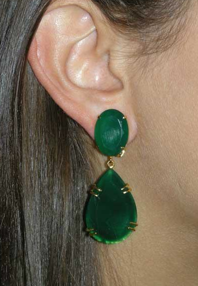 kyle richards emerald earrings. The Jennifer Miller quot;Kylequot;