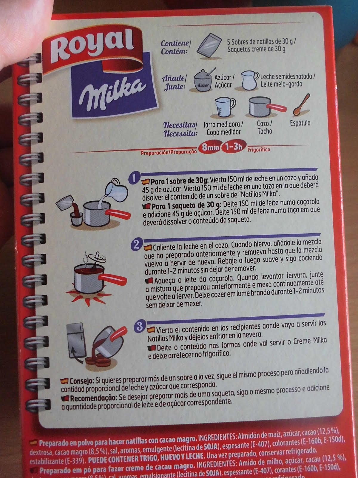 Estilo y hogar: Natillas de chocolate Royal Milka.