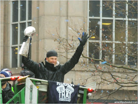 Celebración de la Super Bowl en Boston