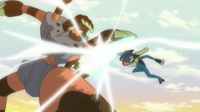 ¡Enfrentamiento ninja! ¡¡Frogadier VS Barbaracle!! Pokémon XY