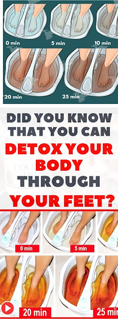 Did you know that you can detox your body through your feet!?