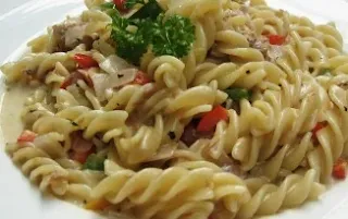 Pasta in white sauce, Pasta Recipe, How to cook pasta in white sauce, Pasta recipe with White Sauce, Italian Cuisine, Pasta, How to make Pasta