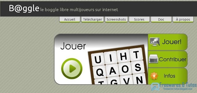 B@ggle : un jeu de boggle en ligne