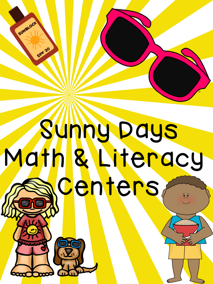 http://www.teacherspayteachers.com/Product/Sunny-Days-Math-and-Literacy-Centers-1312578