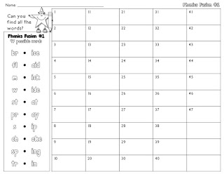  Phonics Fusion Worksheets