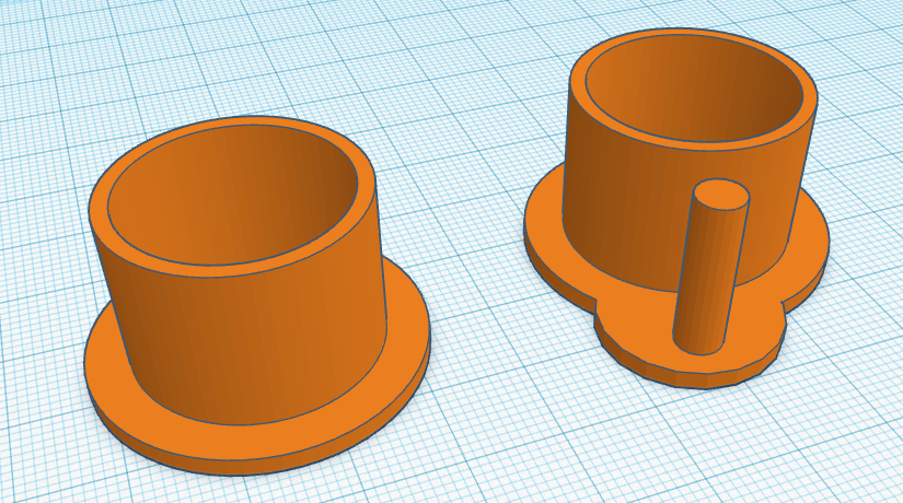 Capace printate 3D pentru suportul de la prosopul de bucătărie (plus 3D printer calibration and  tunning)