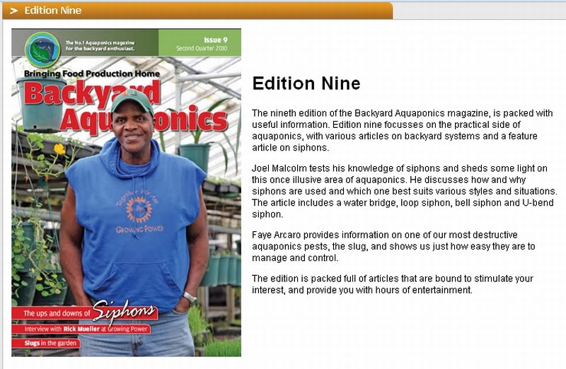 Affnan's Aquaponics: Backyard Aquaponics Magazine