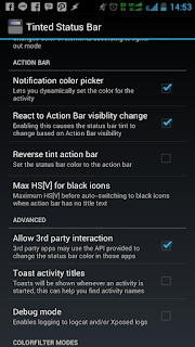 Cara Memasang Tinted Status Bar
