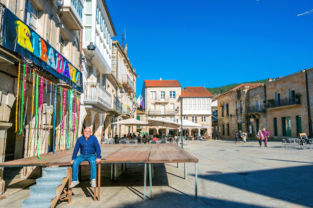 Imagen de la Plaza Mayor de Ribadavia