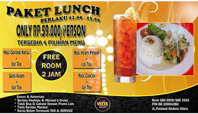 Promo Paket Lunch Karaoke Inul Vizta Kedoya