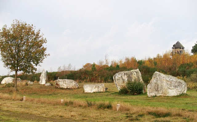 Landes de cojoux, file nord des alignements du Moulin