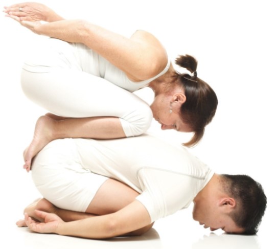 Yoga poses 2 person