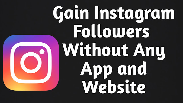 How to increase instagram followers without any app and website