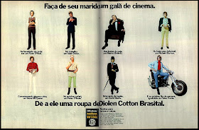 propaganda Diolen Cotton Brasital - 1973. Moda anos 70; propaganda anos 70; história da década de 70; reclames anos 70; brazil in the 70s; Oswaldo Hernandez 
