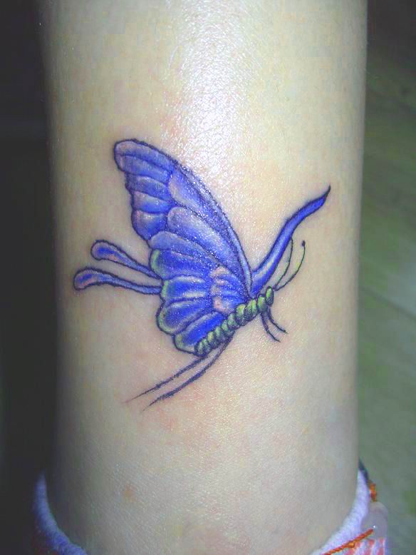 Butterfly Tattoos Cute Colourfull Butterfly Tattoo