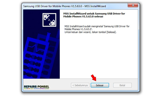 Cara Instal Samsung USB Driver