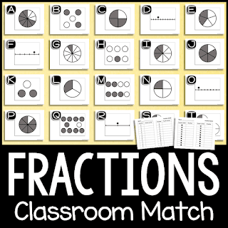 Fractions Classroom Match