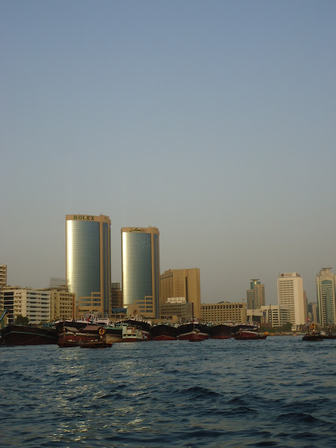 Our Destination: Rolex tower in Deira