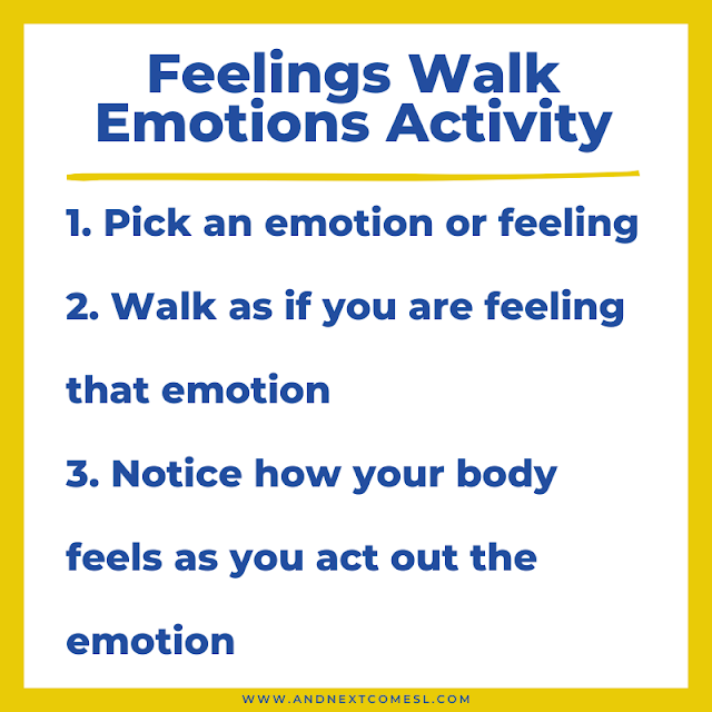 How to do a feelings walk with kids