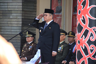 Penjabat Gubernur Kalimantan Barat, Harisson Pimpin Upacara Peringatan Hari Bhakti Imigrasi. (Adpim Pemprov Kalbar/Borneotribun)