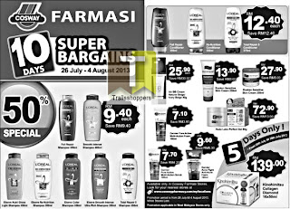 Cosway Farmasi 10 Days Super Bargains 2013