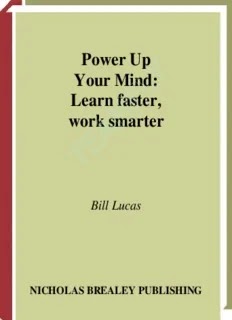 Power Up Your Mind: Learn faster, work smarter