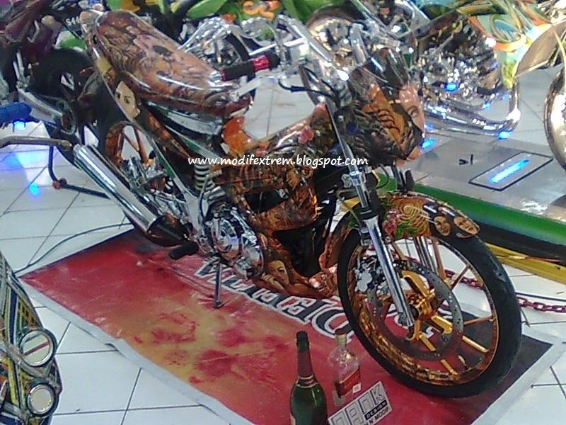 Foto Modifikasi Satria Fu 2012 berbagai aliran Modif 