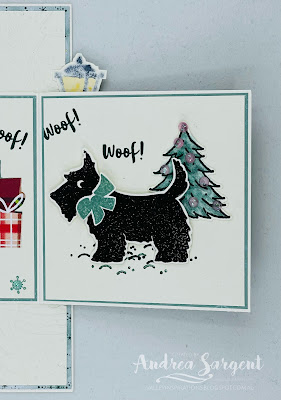 Wish Merry Christmas to your dog loving friends with Stampin' Up!s very cute Christmas Scottie