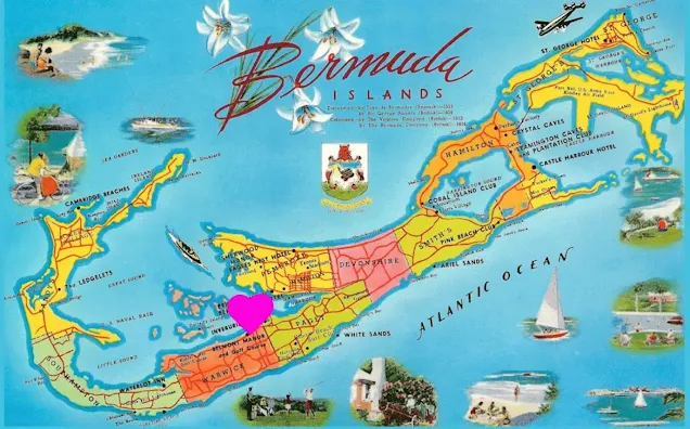 map of bermuda island