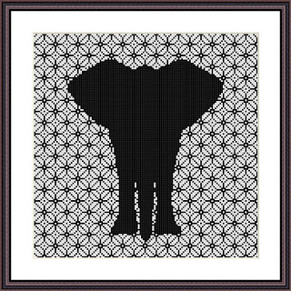 Elephant cross stitch pattern  - Tango Stitch