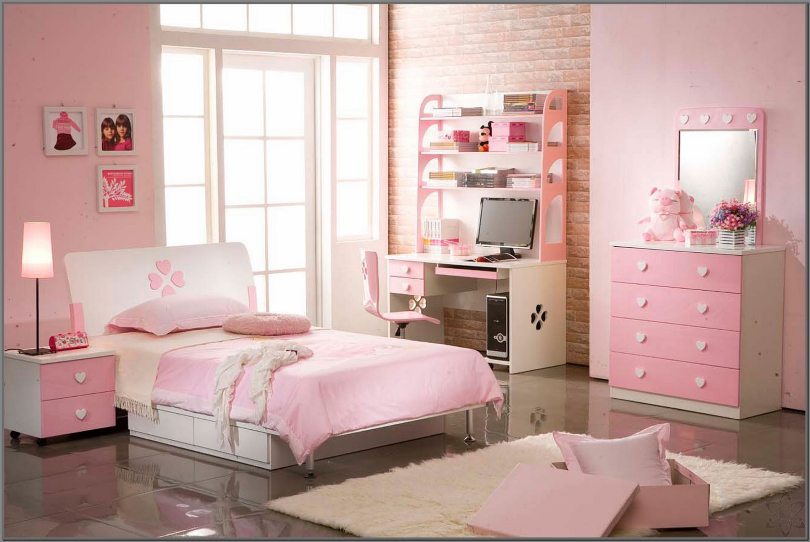 83 Kamar  Tidur  Anak Perempuan Minimalis Warna  Pink  Yang 