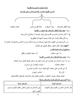 مذكرة دراسات الاجتماعية للصف الرابع الابتدائي الترم الأول لمدرسة النزهة للغات