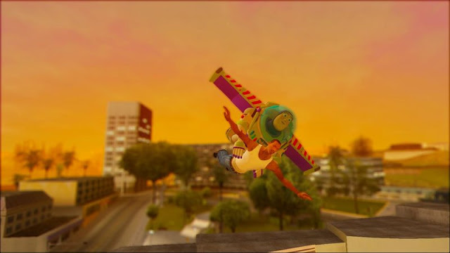 GTA San Andreas Buzz Lightyear Flying Mod