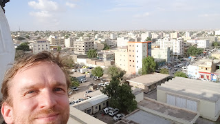 View from Damal Hotel with Hargeisa in Background
