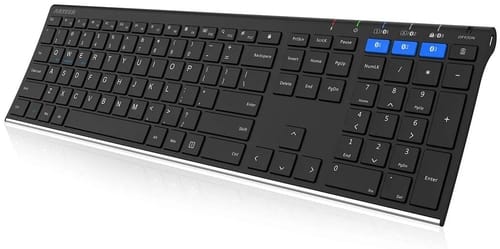 Review Arteck Universal Stainless Steel Wireless Keyboard