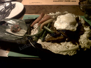 Chicken Sizzler of peter cat kolkata