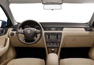 New Skoda Rapid Facelift Interior