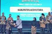 Pemkab Aceh Utara Terima Penghargaan Anugerah Merdeka Belajar, Ini Disampaikan Azwardi