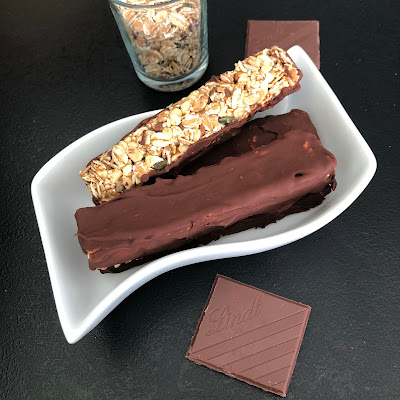 Barres de céréales au müesli et au chocolat au lait